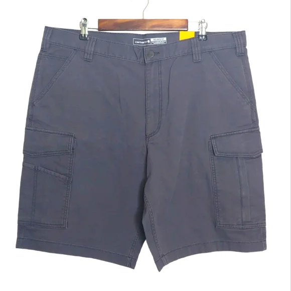 Carhartt Rugged Flex Relaxed Fit Canvas Cargo Work Short Gray Size 40 New w/ Tag - Picture 1 of 15